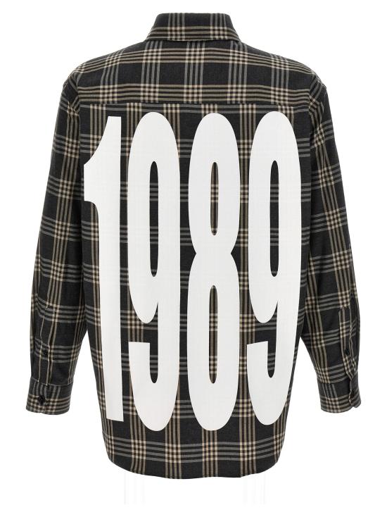  1989 스튜디오 셔츠 LDD0726GREYCHECK BLACK - 1989 STUDIO