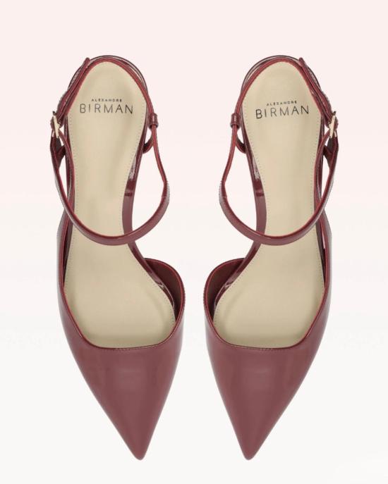  알렉산더버만 힐/펌프스 Alexandre Birman 티타 랩 60 힐 버건디 - ALEXANDRE BIRMAN