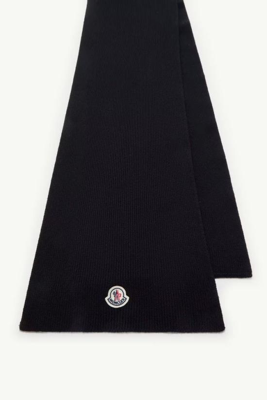 26FW 몽클레어 머플러/스카프 ULT 009531 NOIR TU BLACK - MONCLER