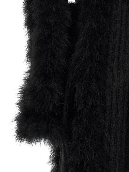  디 아티코 코트 LD261WCC00100KMX007FS100 BLACK - THE ATTICO