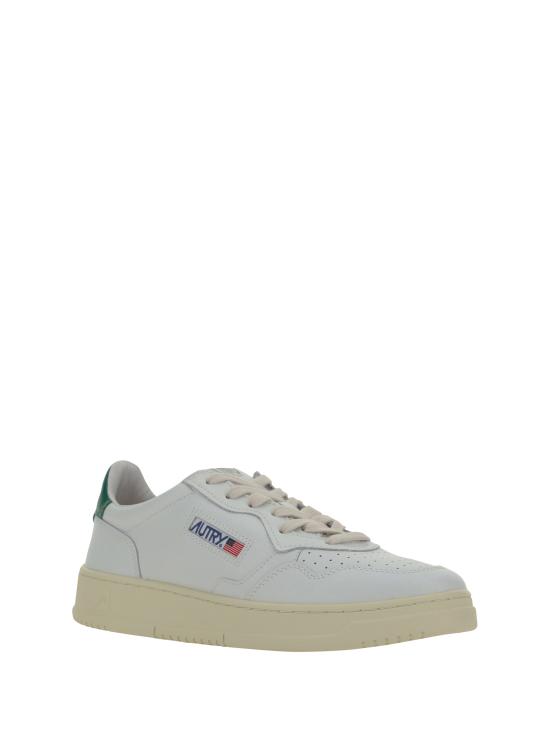 26FW 오트리 메달리스트 로우 스니커즈 AULMLL20 WHTGREEN WHITE - AUTRY