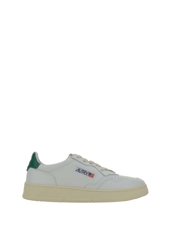 26FW 오트리 메달리스트 로우 스니커즈 AULMLL20 WHTGREEN WHITE