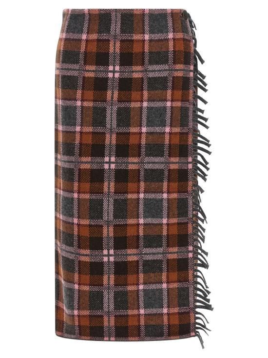  게스트 인 레지던스 스커트 LDW50219JMSPRINKLECOMBO BROWN