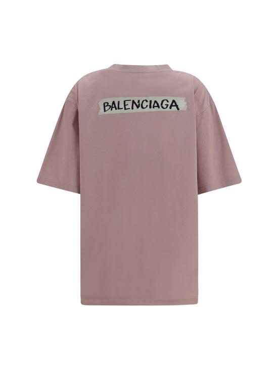 26FW 발렌시아가 폴로 티셔츠 A00497TTVL6 5663 PINK - BALENCIAGA