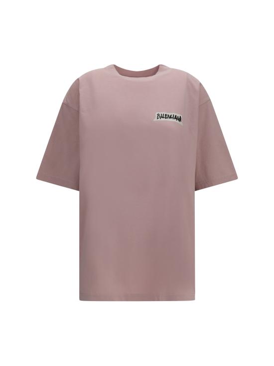 26FW 발렌시아가 폴로 티셔츠 A00497TTVL6 5663 PINK