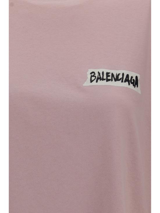26FW 발렌시아가 폴로 티셔츠 A00497TTVL6 5663 PINK - BALENCIAGA