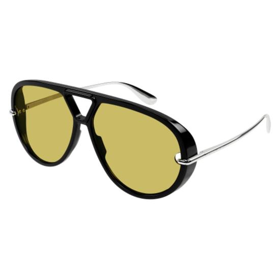 26FW 보테가베네타 선글라스 769232V2Q30 1308 Black yellow - BOTTEGA VENETA
