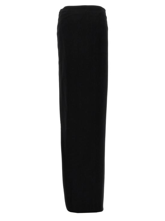  앤 드뮐미스터 스커트 LD2302WSK10FA342099 BLACK - ANN DEMEULEMEESTER