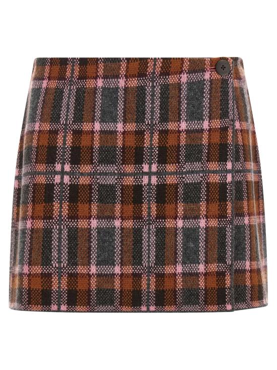 게스트 인 레지던스 스커트 LDW50119JMSPRINKLECOMBO BROWN