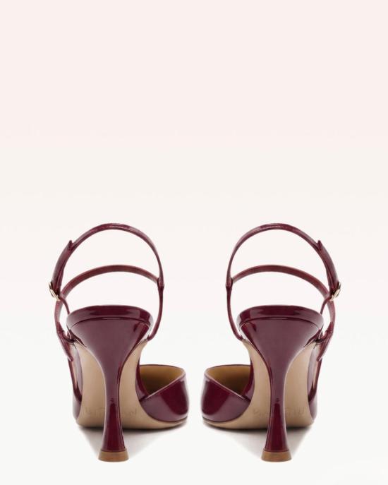  알렉산더버만 힐/펌프스 Alexandre Birman 티타 랩 85 힐 버건디 - ALEXANDRE BIRMAN