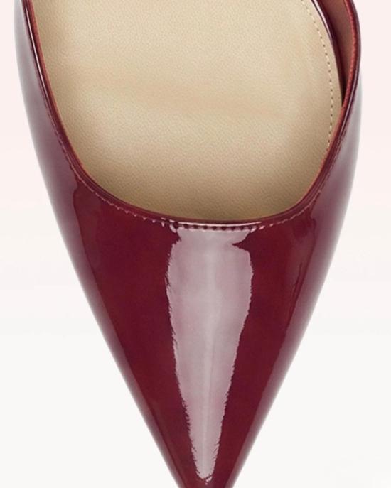  알렉산더버만 힐/펌프스 Alexandre Birman 티타 랩 85 힐 버건디 - ALEXANDRE BIRMAN