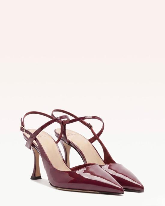  알렉산더버만 힐/펌프스 Alexandre Birman 티타 랩 85 힐 버건디 - ALEXANDRE BIRMAN
