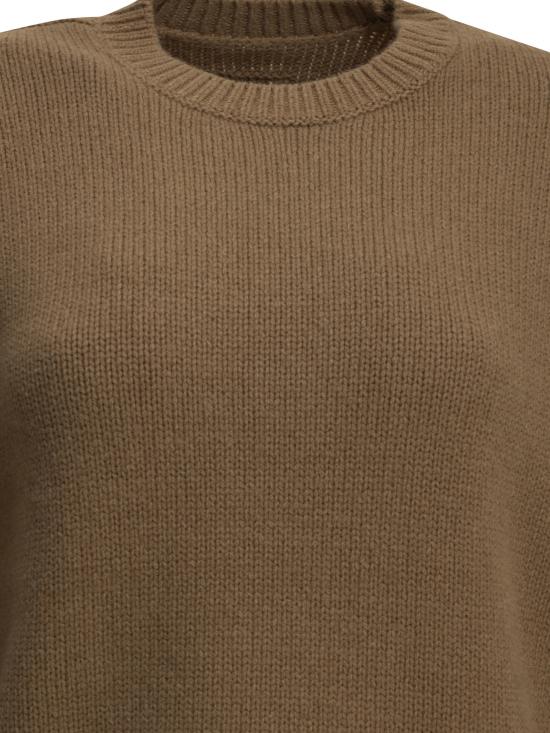 26FW 토템 스웨터 264 WRT0828 YA0349 033CAMEL Brown - TOTEME