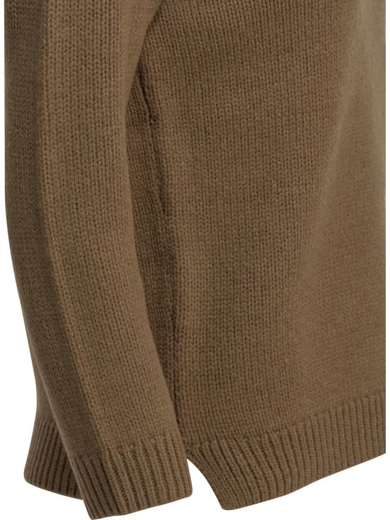26FW 토템 스웨터 264 WRT0828 YA0349 033CAMEL Brown - TOTEME
