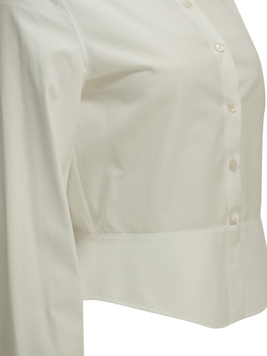 26FW 알라이아 블라우스/셔츠 AA9C1029T611D000 White - ALAIA