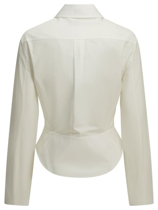 26FW 알라이아 블라우스/셔츠 AA9C1029T611D000 White - ALAIA