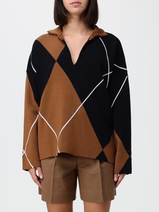 26FW 막스마라 폴로 티셔츠 2621366232600 008 Black
