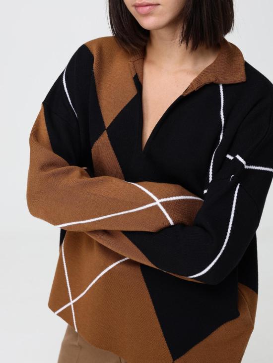 26FW 막스마라 폴로 티셔츠 2621366232600 008 Black - MAX MARA