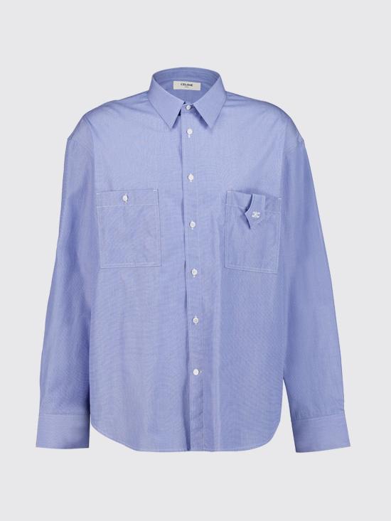 26FW 셀린느 셔츠 RC0MZ2N91 07EU Blue - CELINE