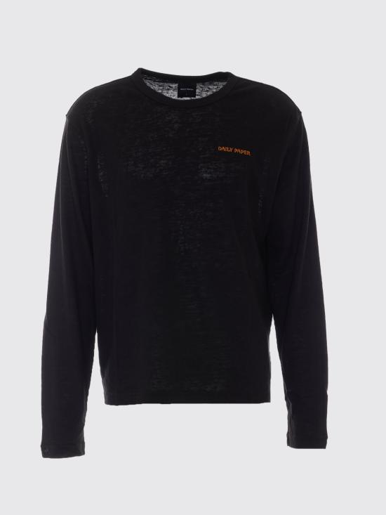 26FW 데일리 페이퍼 긴팔 티셔츠 2610209 Black - DAILY PAPER