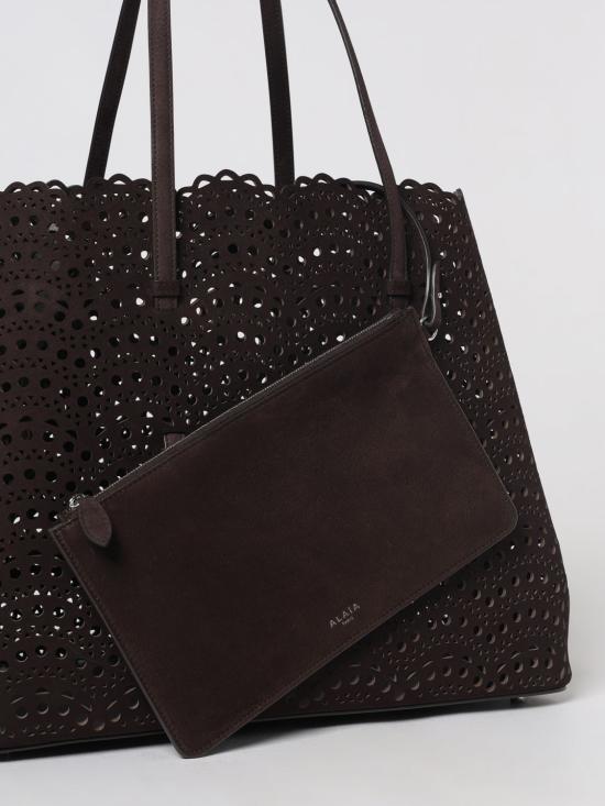 26FW 알라이아 숄더백 AA1L6014CA322 U15 Brown - ALAIA
