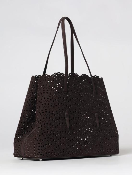 26FW 알라이아 숄더백 AA1L6014CA322 U15 Brown - ALAIA