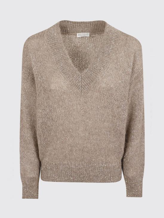 26FW 브루넬로 쿠치넬리 스웨터 MMS579702P C9900 Dove Grey - BRUNELLO CUCINELLI