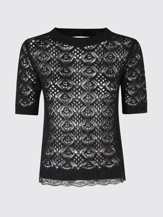 26FW 에르마노 피렌제 탑 D49EM067EO7 MF099 Black - ERMANNO FIRENZE