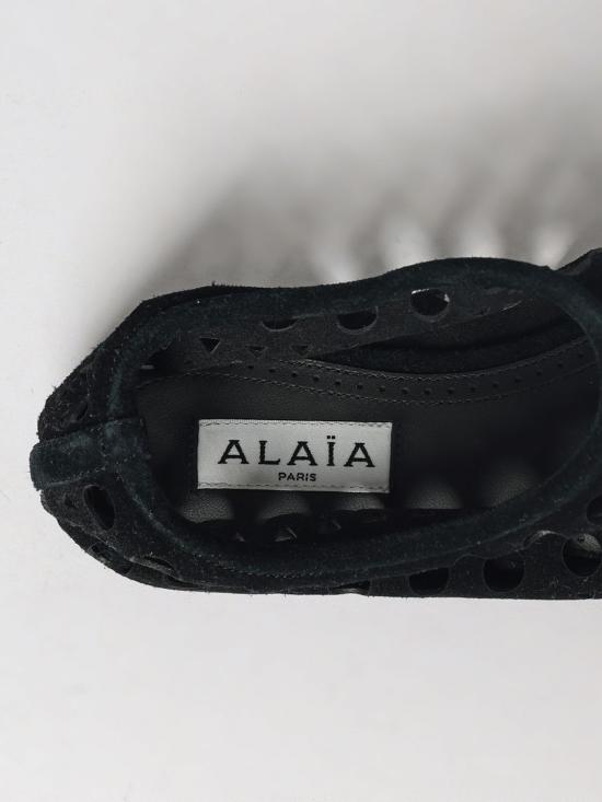 26FW 알라이아 힐/펌프스 AA3S1014I236 999 Black - ALAIA