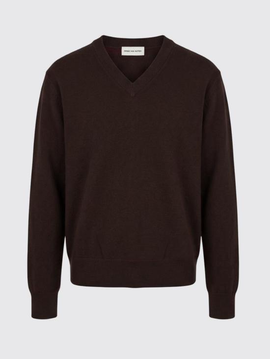 26FW 드리스 반 노튼 스웨터 0212104705 704 Brown - DRIES VAN NOTEN
