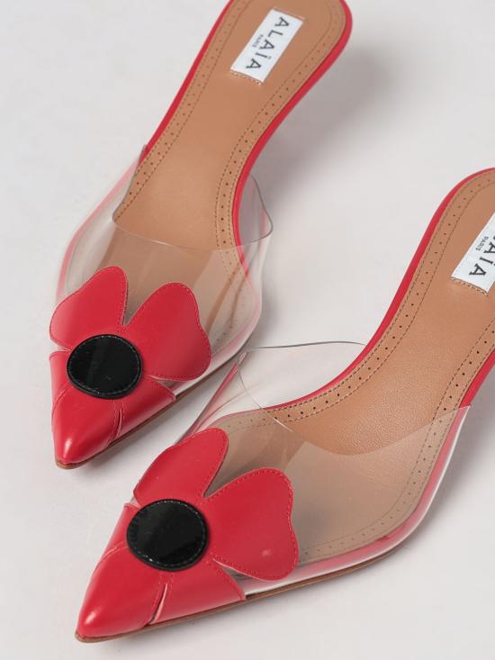 26FW 알라이아 힐/펌프스 AA3M2023O022 B38 Red - ALAIA