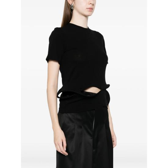 26SS 와타나베 준야 폴로 티셔츠 JQ T040 BLACK - JUNYA WATANABE