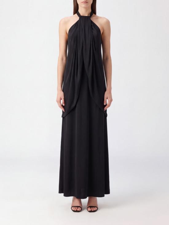 26FW 스텔라 맥카트니 롱 원피스 6A07293FU302 1000 Black
