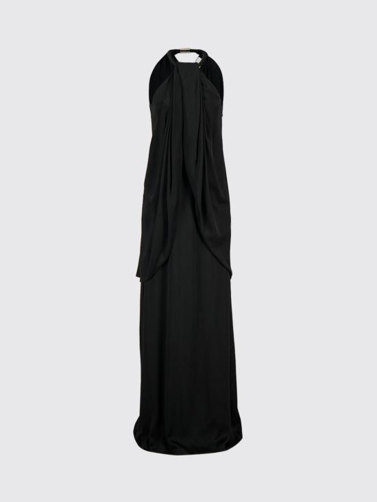 26FW 스텔라 맥카트니 롱 원피스 6A07293FU302 1000 Black - STELLA MCCARTNEY