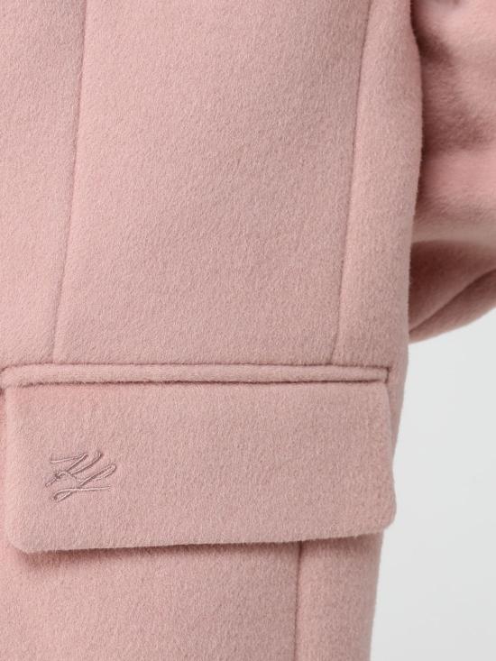 26FW 칼라거펠트 코트 B3W15029 506 Pink - KARL LAGERFELD