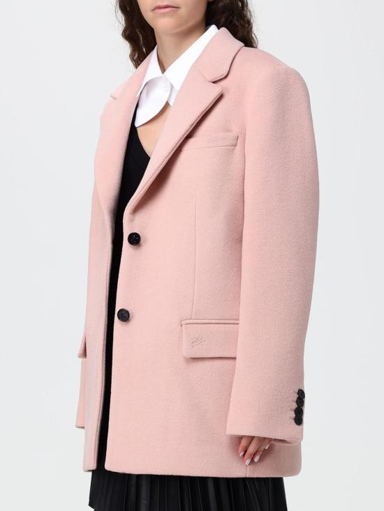 26FW 칼라거펠트 코트 B3W15029 506 Pink - KARL LAGERFELD