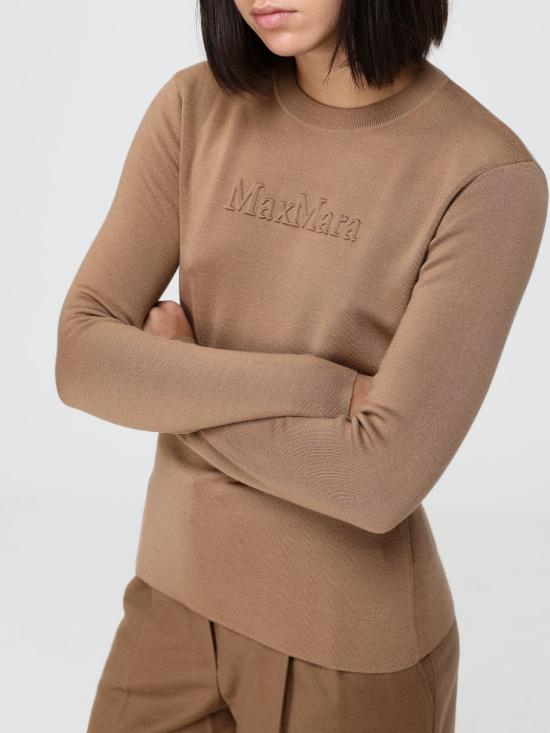 26FW 막스마라 만토 스웨터 2621366082600 002 Camel - MAX MARA