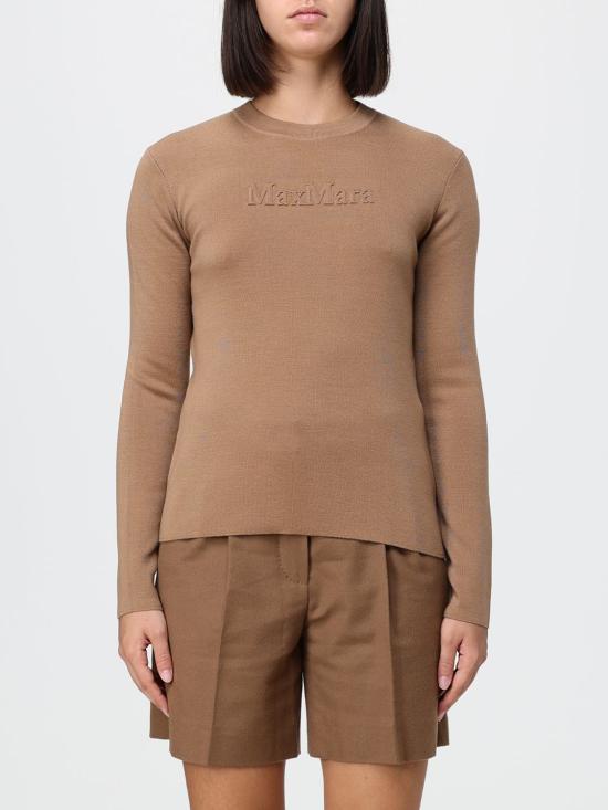 26FW 막스마라 만토 스웨터 2621366082600 002 Camel
