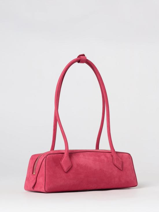 26FW 알라이아 르 테켈 미디움 레더 숄더백 AA1S06033CA214 424 Red - ALAIA