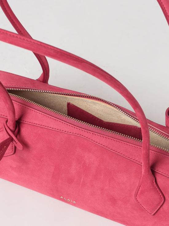 26FW 알라이아 르 테켈 미디움 레더 숄더백 AA1S06033CA214 424 Red - ALAIA