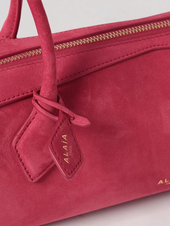 26FW 알라이아 르 테켈 미디움 레더 숄더백 AA1S06033CA214 424 Red - ALAIA