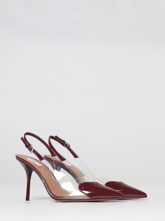 26FW 알라이아 힐/펌프스 AA3E083CK150 325 Burgundy - ALAIA