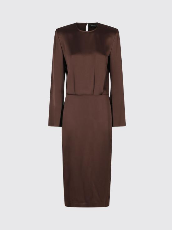26FW 페데리카 토시 롱 원피스 31215311 69 Brown - FEDERICA TOSI