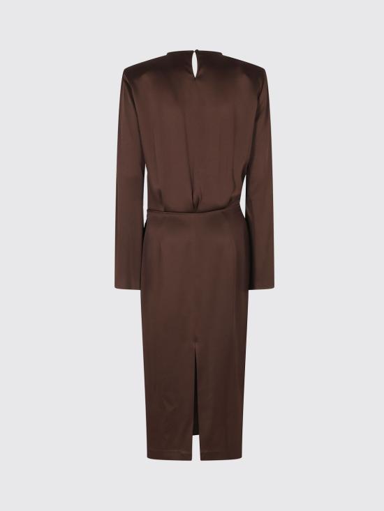 26FW 페데리카 토시 롱 원피스 31215311 69 Brown - FEDERICA TOSI
