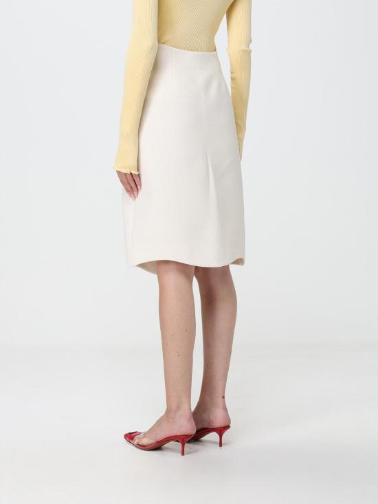 26FW 알라이아 스커트 AA9J2615W206D 030 Ivory - ALAIA