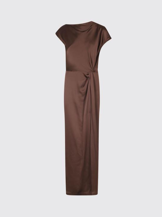 26FW 페데리카 토시 롱 원피스 31207311 69 Brown - FEDERICA TOSI