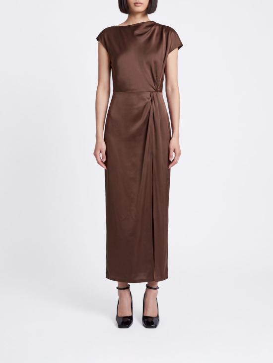 26FW 페데리카 토시 롱 원피스 31207311 69 Brown