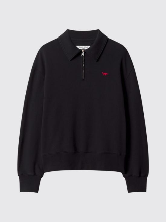 26FW 메종키츠네 폴로 티셔츠 MRMJS08KM0340 P199 Black - MAISON KITSUNE