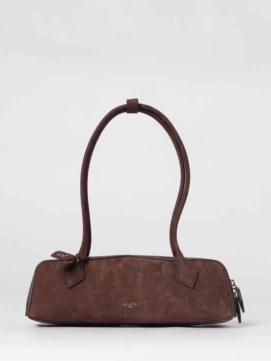 26FW 알라이아 르 테켈 미디움 레더 숄더백 AA1S06033CA214 741 Cocoa