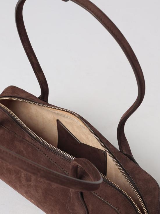 26FW 알라이아 르 테켈 미디움 레더 숄더백 AA1S06033CA214 741 Cocoa - ALAIA